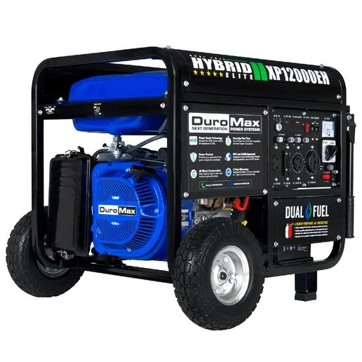 1-148-1.webp DuroMax DS12000EH 12,000 Watt Dual Fuel Portable Generators. - Image 1