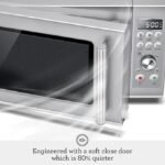 Breville BMO650SIL Compact Wave Soft Close Countertop Microwave Oven, Silver - Image 2