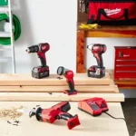 Milwaukee 2695-24 M18 18V Cordless Power Tool Combo Kit with Hammer Drill, Impact Driver, Reciprocating Saw, and Work Light (2 Batteries, Charger, and Tool Case Included) - Image 2