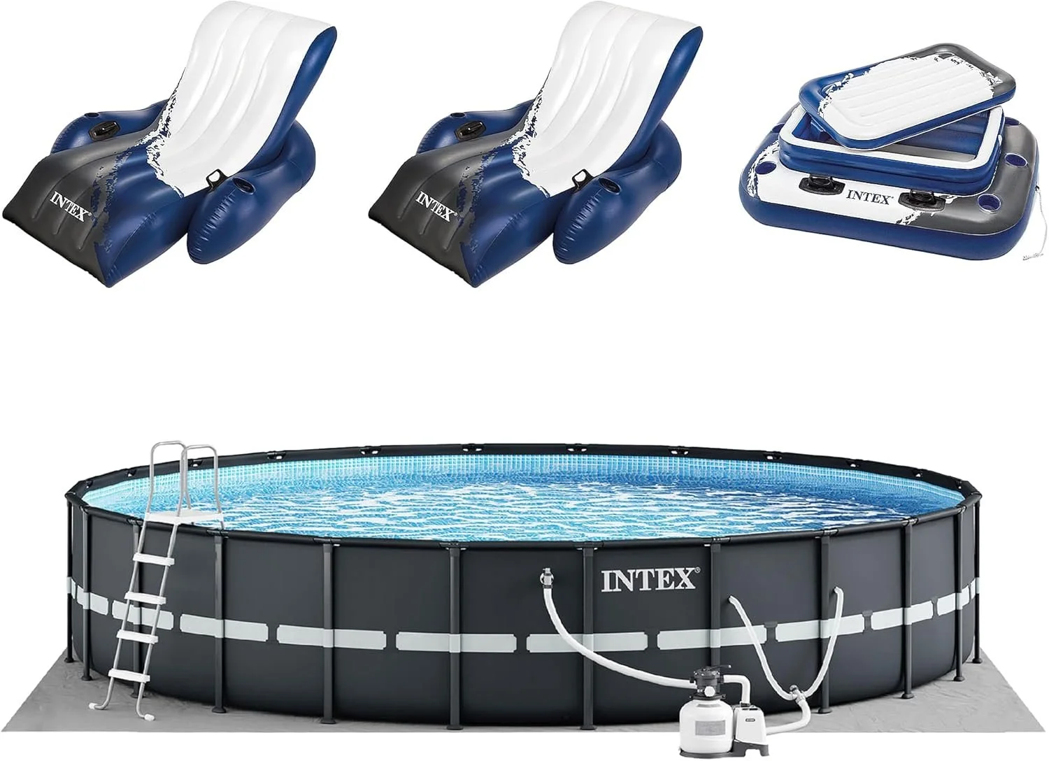 m1-13-1.webp Intex Ultra XTR Round Frame Pool with Pumps, Cooler, and Floats (2 Packs) - Image 1