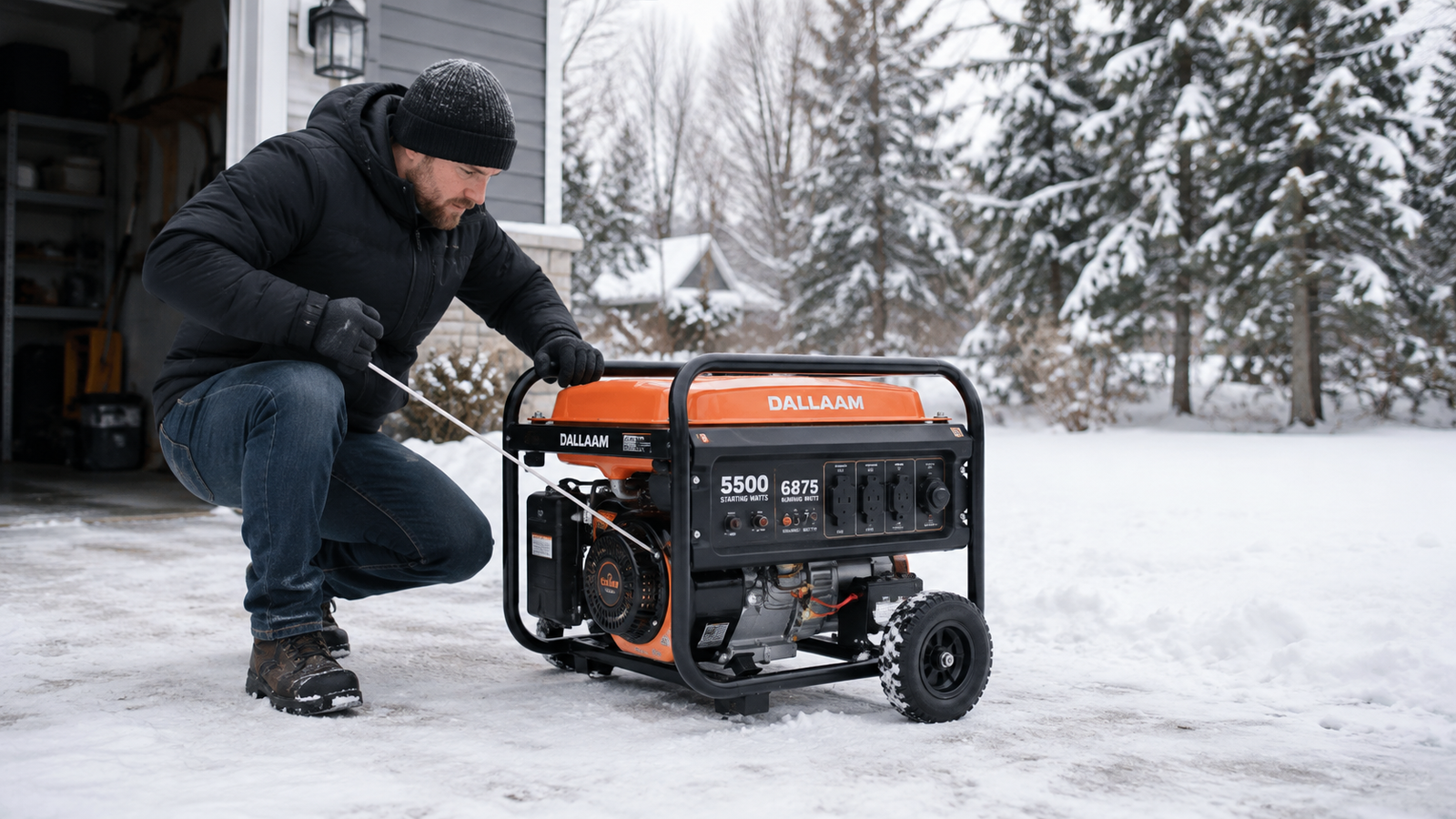 EZoneDrive DuroMax DS12000EH dual fuel portable generator